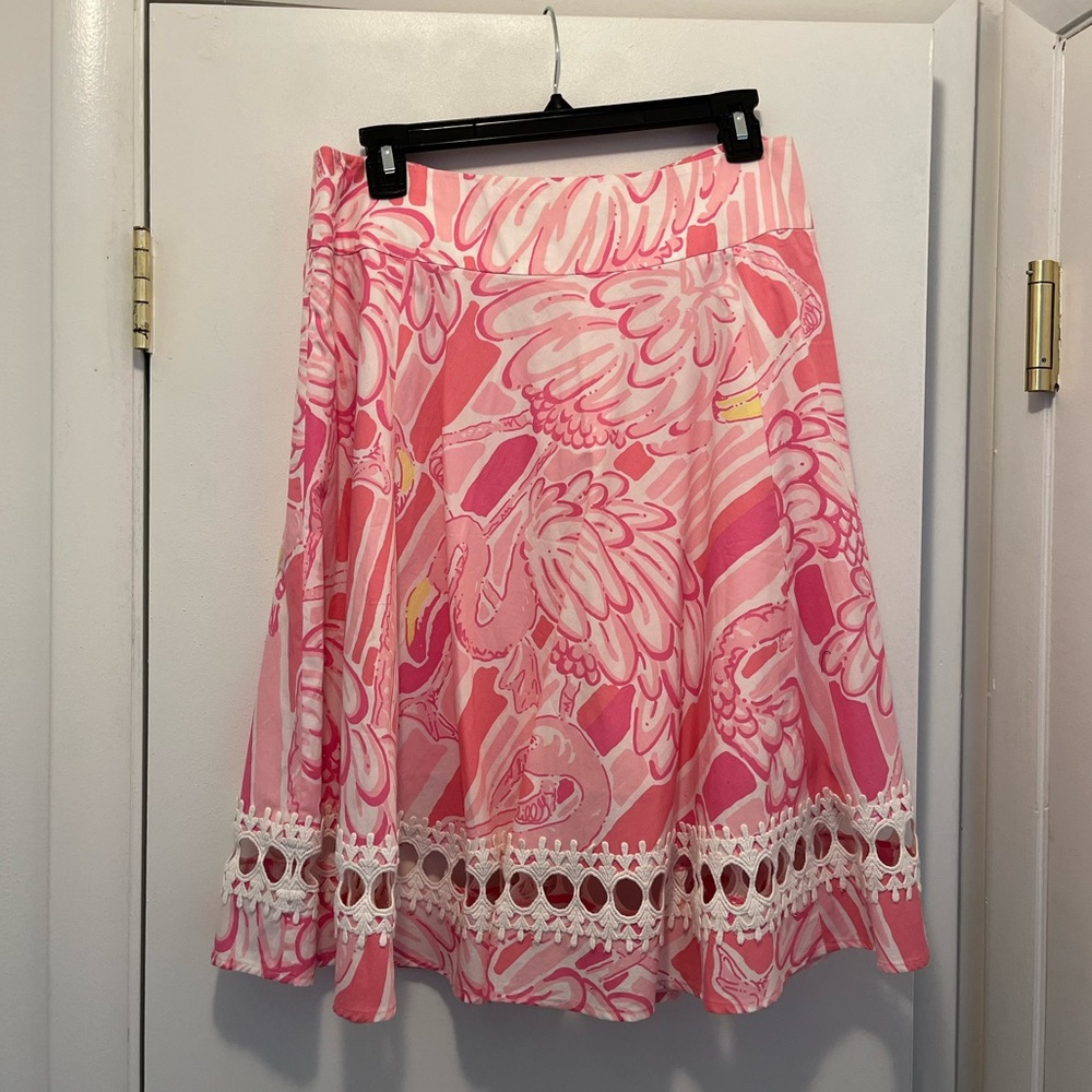 Lilly Pulitzer Pink Flamingo Skirt